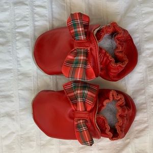 Infant Christmas shoes!